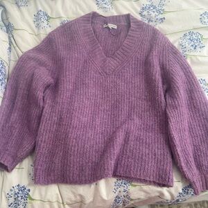Rebecca Minkoff purple oversized sweater